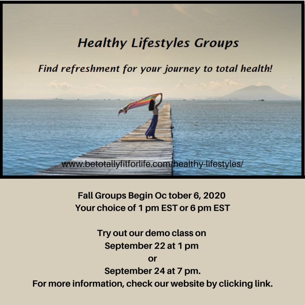 Fall Healthy Lifestyles Groups